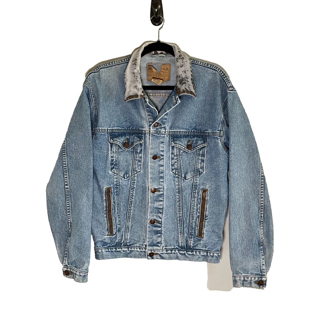 Vintage Arizona Denim Jean Jacket S 1990s Western Rodeo Country Retro Classic